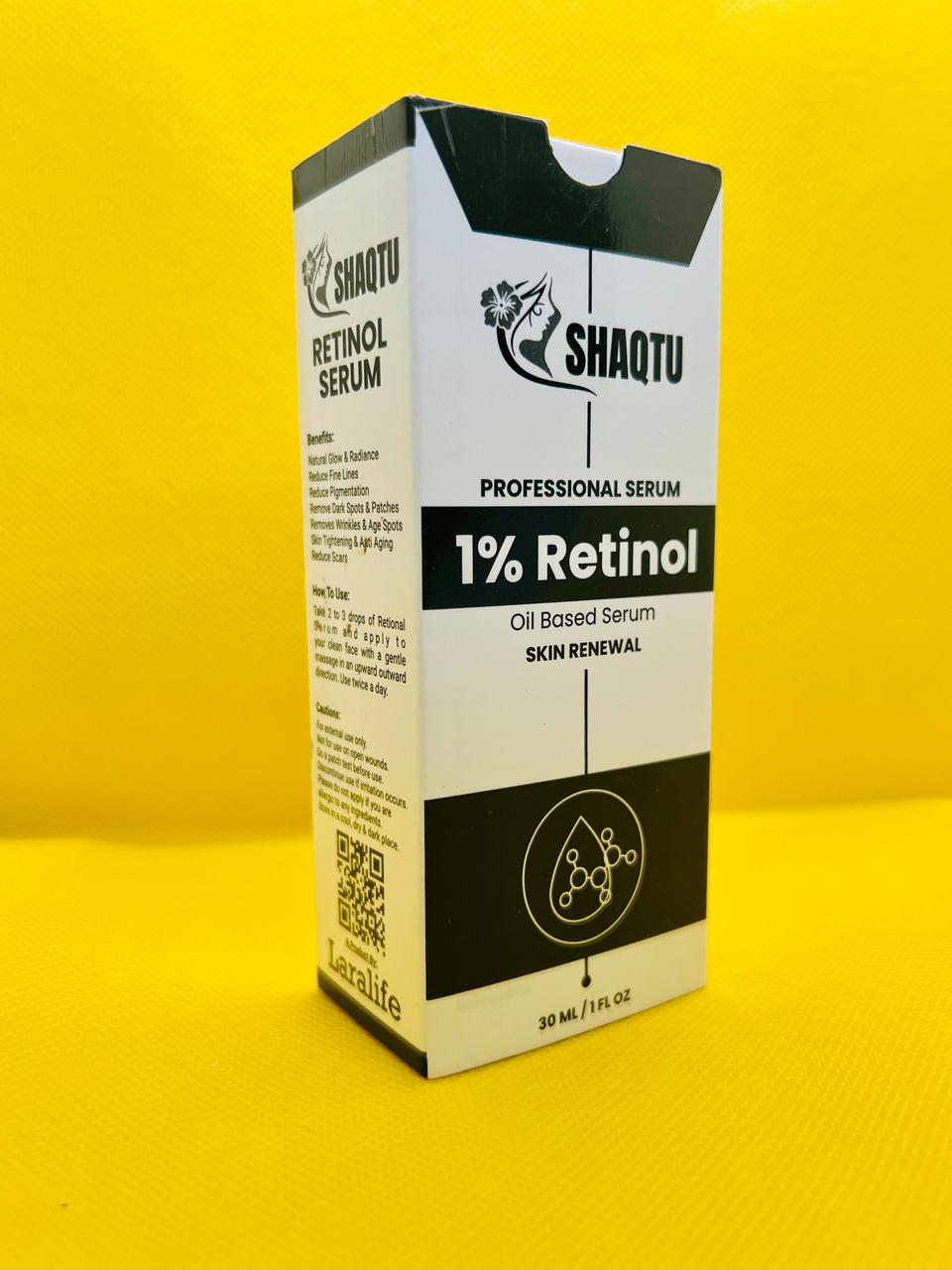 Retinol Serum 1% (30ml) – Anti-Aging, Fine Line & Texture Smoother